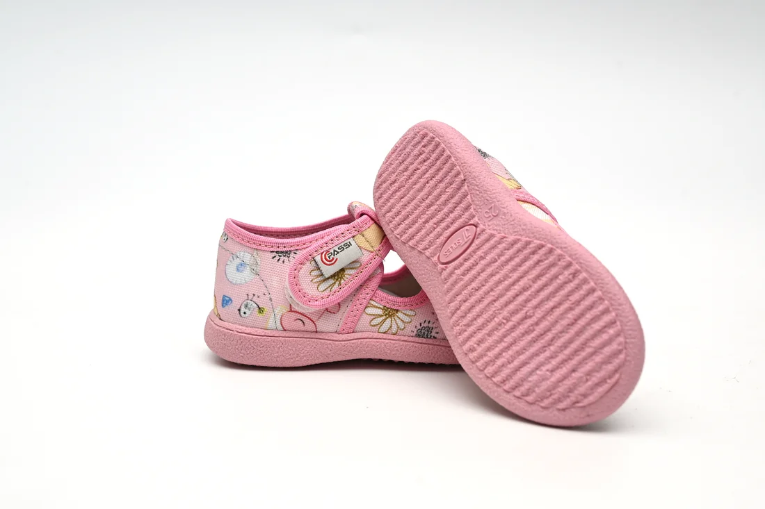 Patofne roze sa cvetićima, duboki đon 2