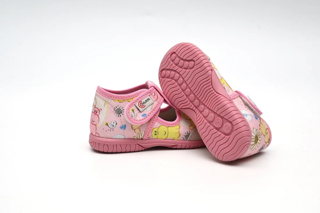 Patofne roze sa životinjicama, plitki đon 3